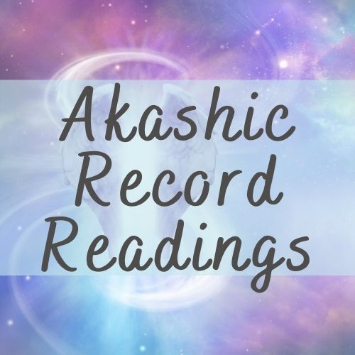 Akashic Record Readings with purple background